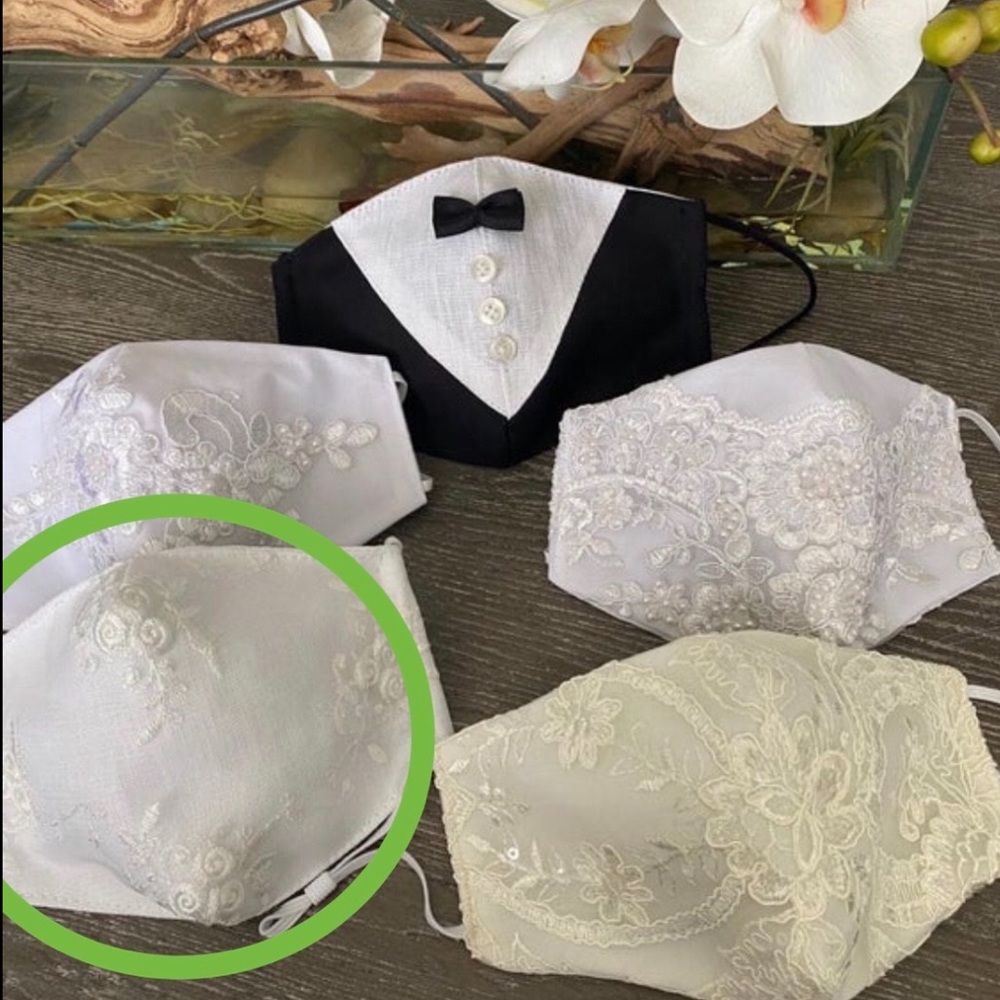 Bride and Groom Masks
